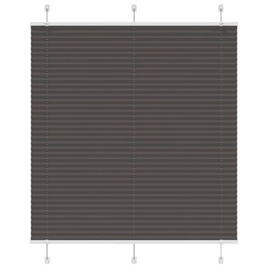 Roleta plisirana, model standard, 115x100 cm, širina tkanine 114,4 cm, crna