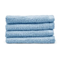 CATHERINE LANSFIELD Plavi brzosušeći pamučni ručnici u setu 4 kom 30x30 cm Quick Dry