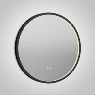 ONE LIGHT Led okruglo ogledalo 20w cct ip44 230v dimabilno crna dm60208c/b/v