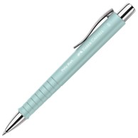 FABER CASTELL Kemijska olovka, 241105, Gumirana Poly Ball XB, pastelno tirkizna