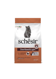 SCHESIR Hrana za mačke Cat Original Sterilised, piletina, 400 g