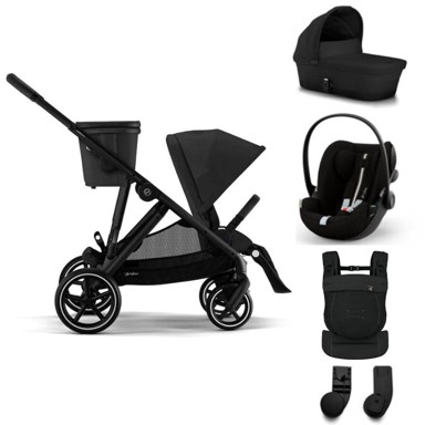 CYBEX Kolica Gazelle S, moon black, set S + Amya