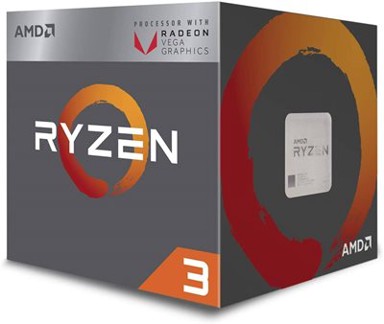 AMD Procesor Ryzen 3 3200G BOX, s. AM4, 3.6GHz, QuadCore, RX Vega, Wraith Stealth