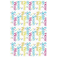 Rolo zavjesa za tuš, 160x240 cm, šareno