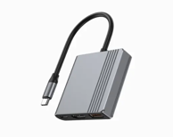 CABLEXPERT Adapter A-CM-COMBO3-05 USB-C 3u1, USB, HDMI, USB-C video