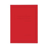 FORNAX Fascikl kartonski s klapama A4, crveni