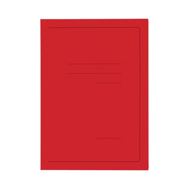 FORNAX Fascikl kartonski s klapama A4, crveni