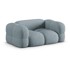 COSMOPOLITAN DESIGN Svijetlo plava sofa 180 cm Loretto, 180x100x68 cm