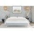 ROPEZ Tapecirani krevet Tina 90x200 cm s podnicom, sivi