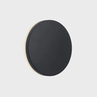 Zidna svjetiljka Artego Round, LED, IP54, 46941003, crna