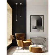 Net NOVA LUCE Visilica NL9060215, LED 6 W, 3000 K, 262 lm, dimm, IP20, bijela