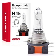 AMIO Halogena žarulja H15, 12V, 55W