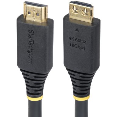 STARTECH HDMI kabel HDMI2-CABLE-GRIP-15F, 4,5 m, crni