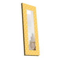 WALLITY Zidno ogledalo s drvenim okvirom 40x120 cm 