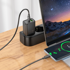 HOCO Punjač adapter N61, USB-A i Type-C, GaN, PD, 20 W, crna