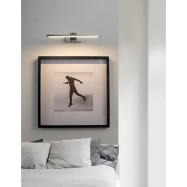 Zidna lampa Marnell, LED, 12 W, 3000 K, 801 lm, IP20, nikal
