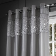 CATHERINE LANSFIELD Sive zavjese u setu 2 kom 168x229 cm Glitzy Sequin