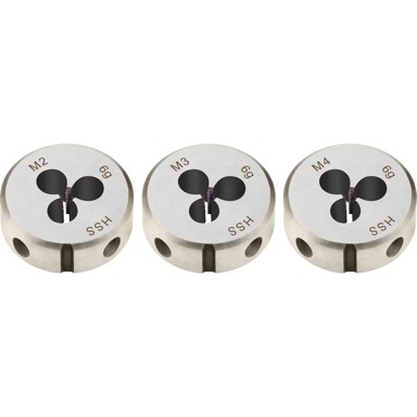 Set nareznica M2,3,4 25x9 mm