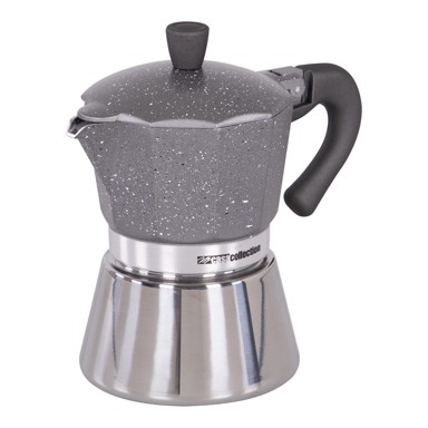 DIMO COMMERCIALE Kafetijera, 3 šalice, srebrna