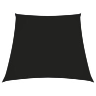 Jedro protiv sunca od tkanine Oxford trapezno 3/5 x 4 m crno