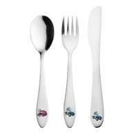 ORION Inox dječji pribor za jelo srebrne boje, 3 kom