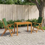 Vrtni set sofa 5 kom. od masivnog bagremovog drva, prirodni