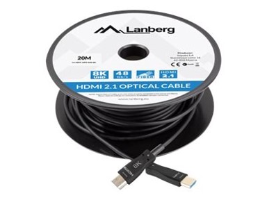 LANBERG Kabel HDMI, v.2.1, M/M, 80m, 8K