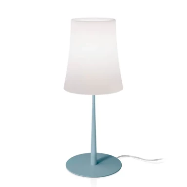 FOSCARINI Stolna svjetiljka Birdie Easy velika, mat plava