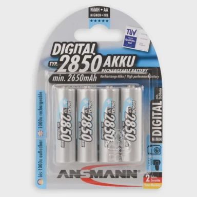 ANSMANN Digitalna baterija, 4xAA, 1.2 V, 2850 mAh