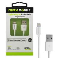 MAXMOBILE Telefon kabel Data I-Phone 5/6/7/8/X/11/12