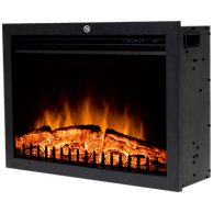 HOME Grijalica FKKI 03, električni kamin, 2000 W, crna