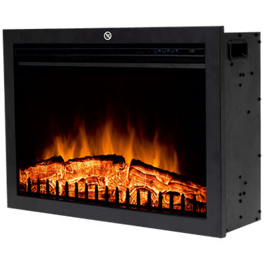 HOME Grijalica FKKI 03, električni kamin, 2000 W, crna