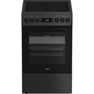 WHIRLPOOL Električni štednjak W5V8LCSA, staklokeramička ploča, antracit