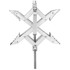 VEVOR Stabilizator kotača u obliku slova X, 38 x 25,4 cm, 2 seta