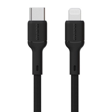 DUDAO USB-C – Lightning kabel, 1 m, 30 W, crni