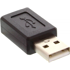 INLINE USB 2.0 adapter muški na Mini USB 5-pinski ženski, crni