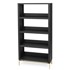 WOODMAN Crna polica za knjige Pimlico, 90 x 173 cm