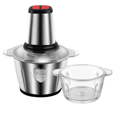 HOME & MARKER Sjeckalica hrane MINCBOWL, 250 W, inox posuda 2 L