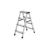 SONGMICS sklopive aluminijske ljestve 78 x 42 x 81,5 cm, sive