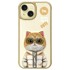 NIMMY Cool & Cute 2.0 Cat maskica za iPhone 15, bež