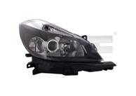 TYC Far RENAULT CLIO 05-13 lijevi -09 H7/H7 crni 20-0796-15-2
