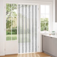 Zavjesa protiv insekata Chenille, 100 x 230 cm, siva i bijela