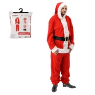 Kostim, Muški Jednodijelni, Djed Mraz, vel. L