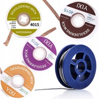 ROSFIX Komplet za lemljenje, lemna žica 0,8 mm, 10 g, pletenice 2–4 mm x 1,5 m