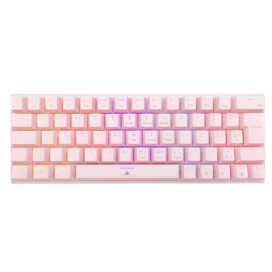 WHITE SHARK Mehanička tipkovnica GK-002422V2 Wakizashi-2, HR, Blue Switch, roza