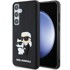 KARL LAGERFELD Originalna maskica za Samsung Galaxy S24 3D Rubber Karl & Choupette - crna