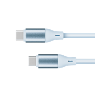 SLOMART Kabel USB-C na USB-C, 100 W, 1 m, silikonski, plavi