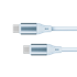 SLOMART Kabel USB-C na USB-C, 100 W, 1 m, silikonski, plavi