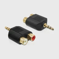 DELOCK Adapter audio 2xRCA F na Jack M
