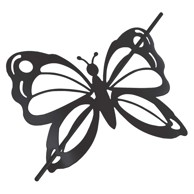 DOUCEUR D'INTÉRIEUR Kopča Farfalina metalna za zavjese